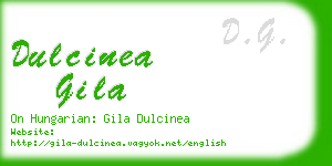 dulcinea gila business card